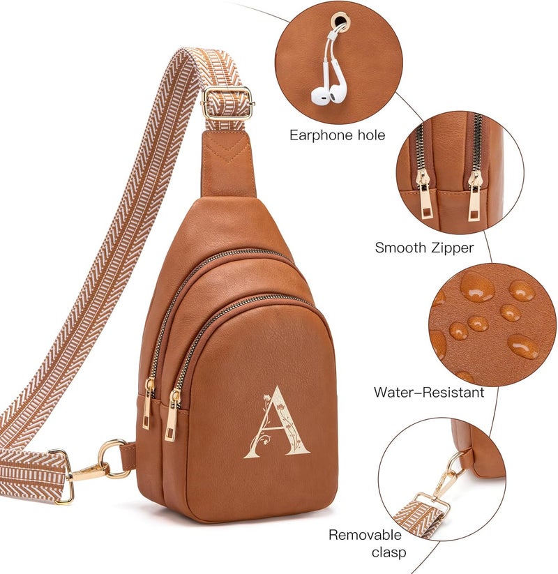 Viverte Crossbody Bags for Women Initial Sling Bag Cross Body Fanny Packs Personalized Gifts for Mom Women Wife - Image 5